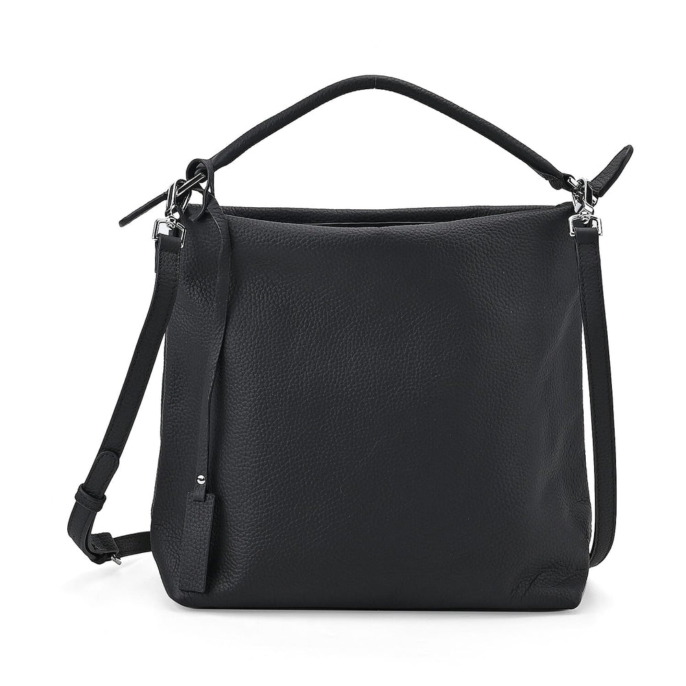 Closeout Deal- 100% Genuine Leather Bag - Black