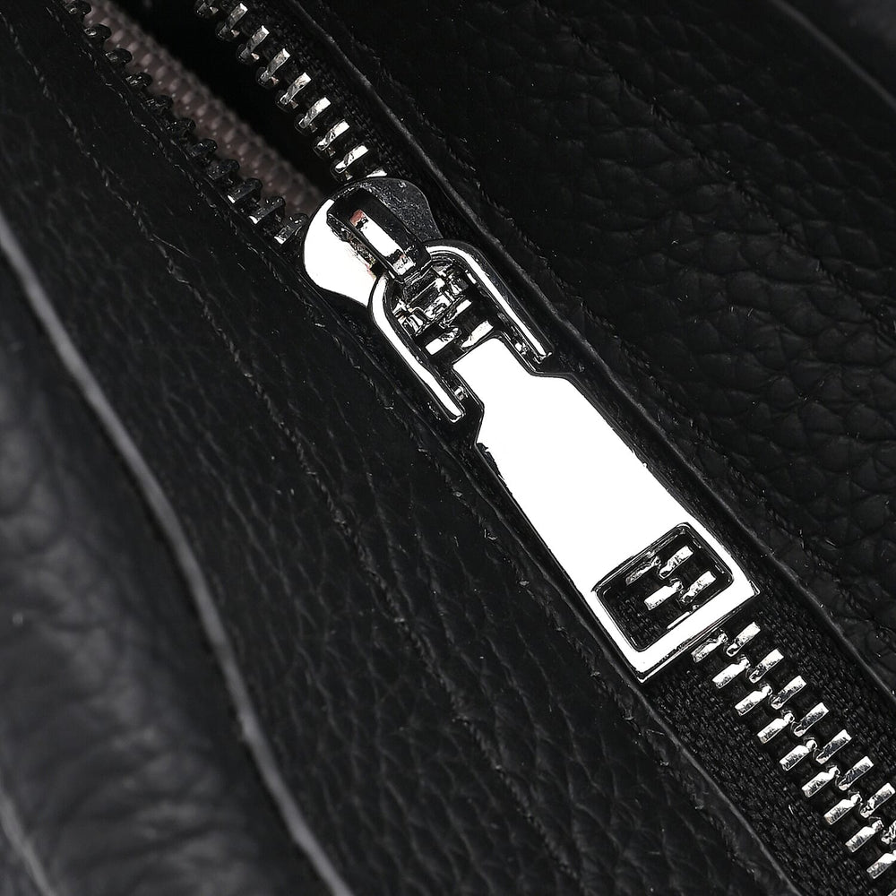 Closeout Deal- 100% Genuine Leather Bag - Black