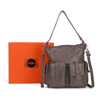 The Sumptuous Collection - Genuine Leather Crossbody Bag  - Coffee