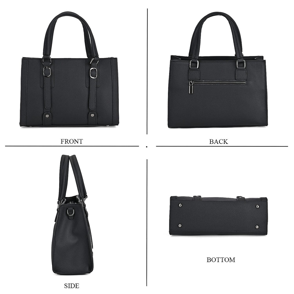 BLACK FRIDAY DOORBUSTER - Leather Crossbody HandBag - Black