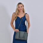 BLACK FRIDAY DOORBUSTER - Leather Crossbody HandBag - Green