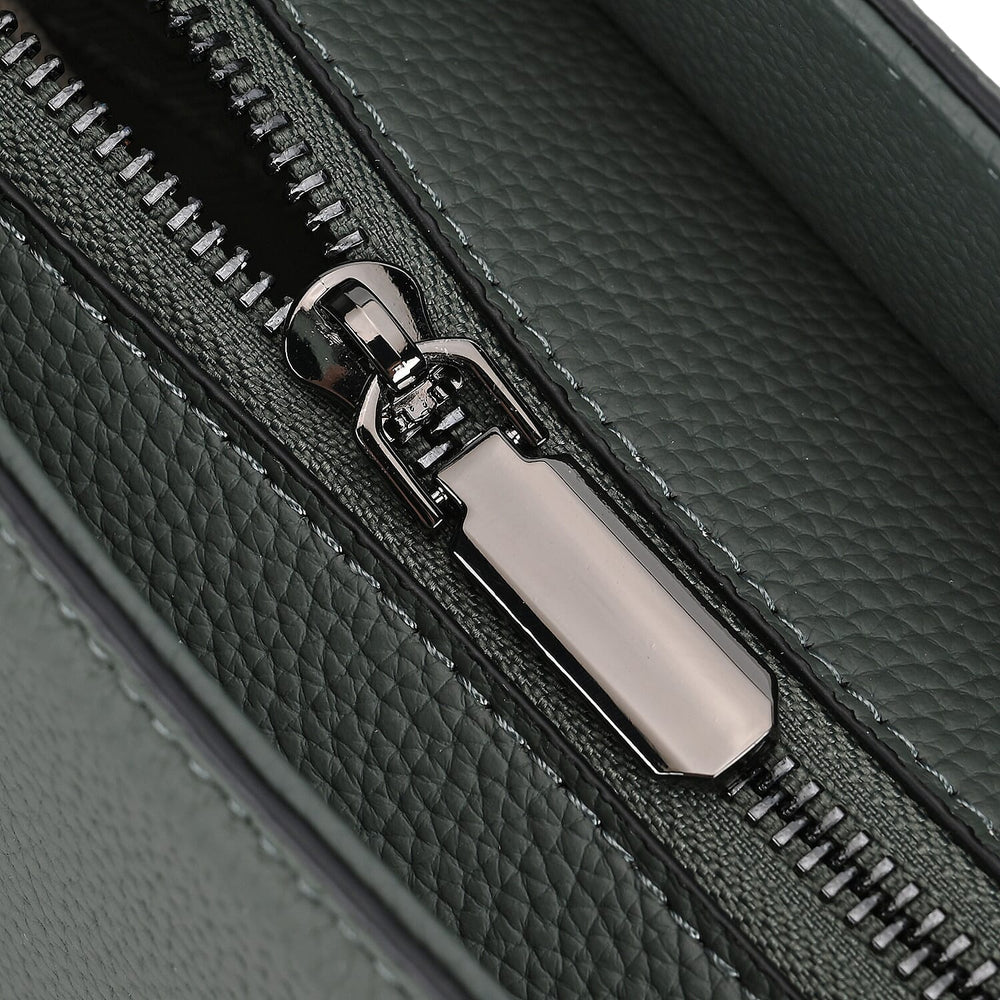 BLACK FRIDAY DOORBUSTER - Leather Crossbody HandBag - Green