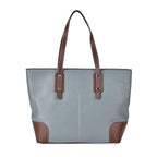 Designer Inspired - 100% Genuine Leather sumptuous Tote Bag (Size 32x12x29 cm) - Teal