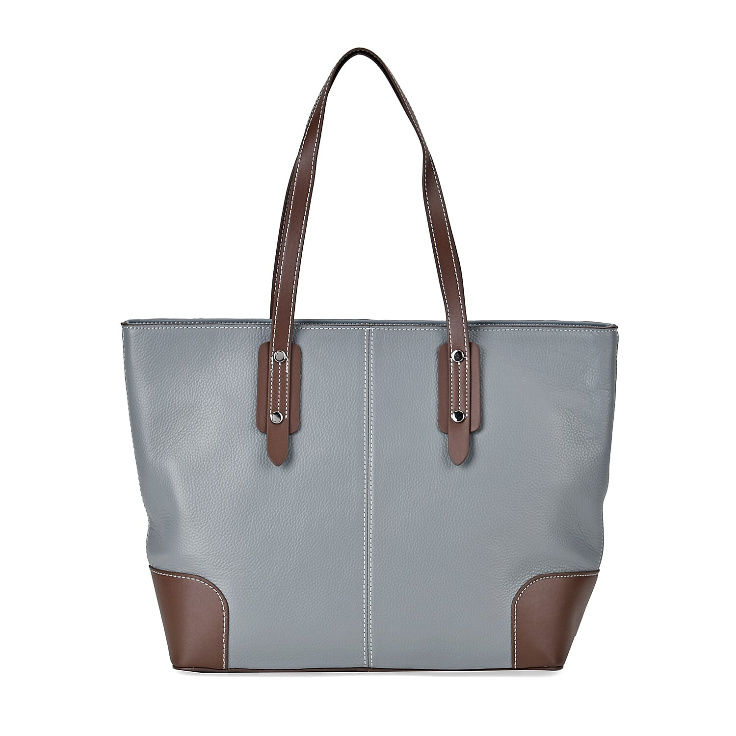Designer Inspired - 100% Genuine Leather sumptuous Tote Bag (Size 32x12x29 cm) - Teal