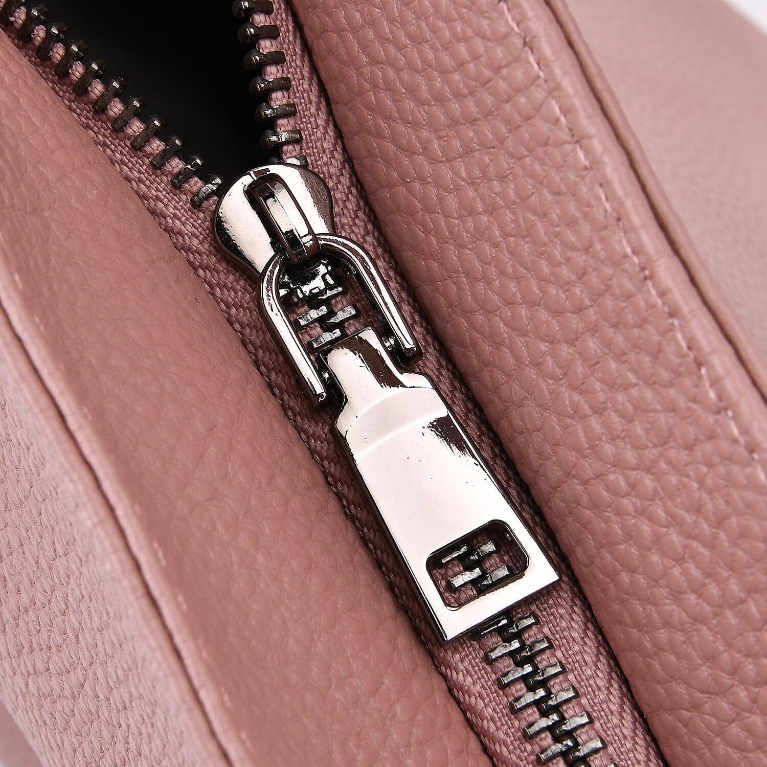 Leather Patterned Tote Bag (Size 34x14x29 cm) - Pink & Pink