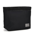 2-in-1 Genuine Leather Tote Bag - Pouch - Light Grey