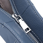 Closeout Deal - SUMPTUOUS 100% Genuine Leather Tote Bag - Blue