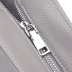 Closeout Deal - SUMPTUOUS 100% Genuine Leather Tote Bag - Grey