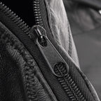 Styled By 100% Genuine Leather 2-in-1 Garment Suit Convertible Duffel Bag - Black