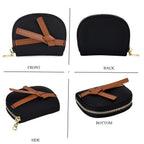 100% Genuine Leather RFID Card Holder - Black