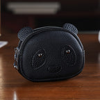 Leather Patterned Wallet (Size 12x4x10 cm) - Black