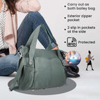 Leather Shoulder Bag (Size 17x11x3 ) - Teal