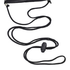 100% Genuine Leather Crossbody Bag - Black