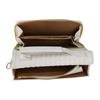 Designer Inspired 2-in-1 PU Crossbody Bag (Size 21x8x14 cm) - White