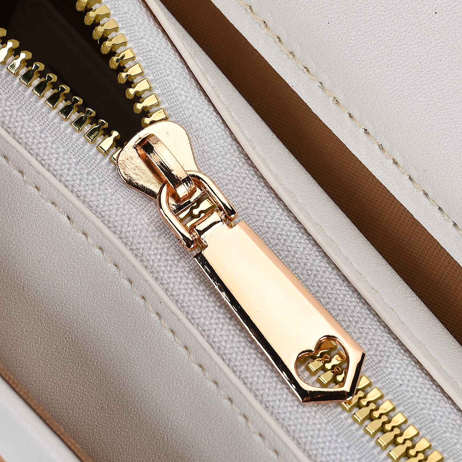 Designer Inspired 2-in-1 PU Crossbody Bag (Size 21x8x14 cm) - White