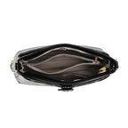 Checkered Crossbody Bag - Black