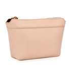 Leatherette Crossbody Bag with Detachable Small Zipper Bag - Beige