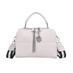 PU Patterned Crossbody Bag (Size 25x13x18 cm) - Grey & Black