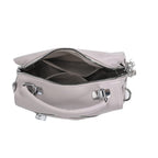 PU Patterned Crossbody Bag (Size 25x13x18 cm) - Grey & Black
