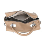 Leatherette Crossbody Bag with Tassel - Dollar Accessories - Khaki