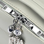 Leatherette Crossbody Bag with Tassel - Dollar Accessories - Olive