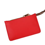 Leatherette Tote Bag with Pouch - Red