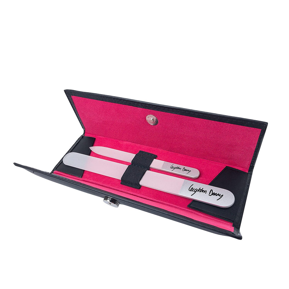 Leighton Denny - Antibacterial Nail File Duo S-L in Wallet