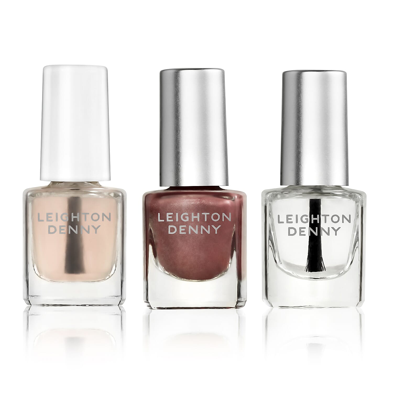 Leighton Denny- Bronzed (Rock Solid 5ml, Bronzed Babe 5ml - Crystal Finish 5ml)
