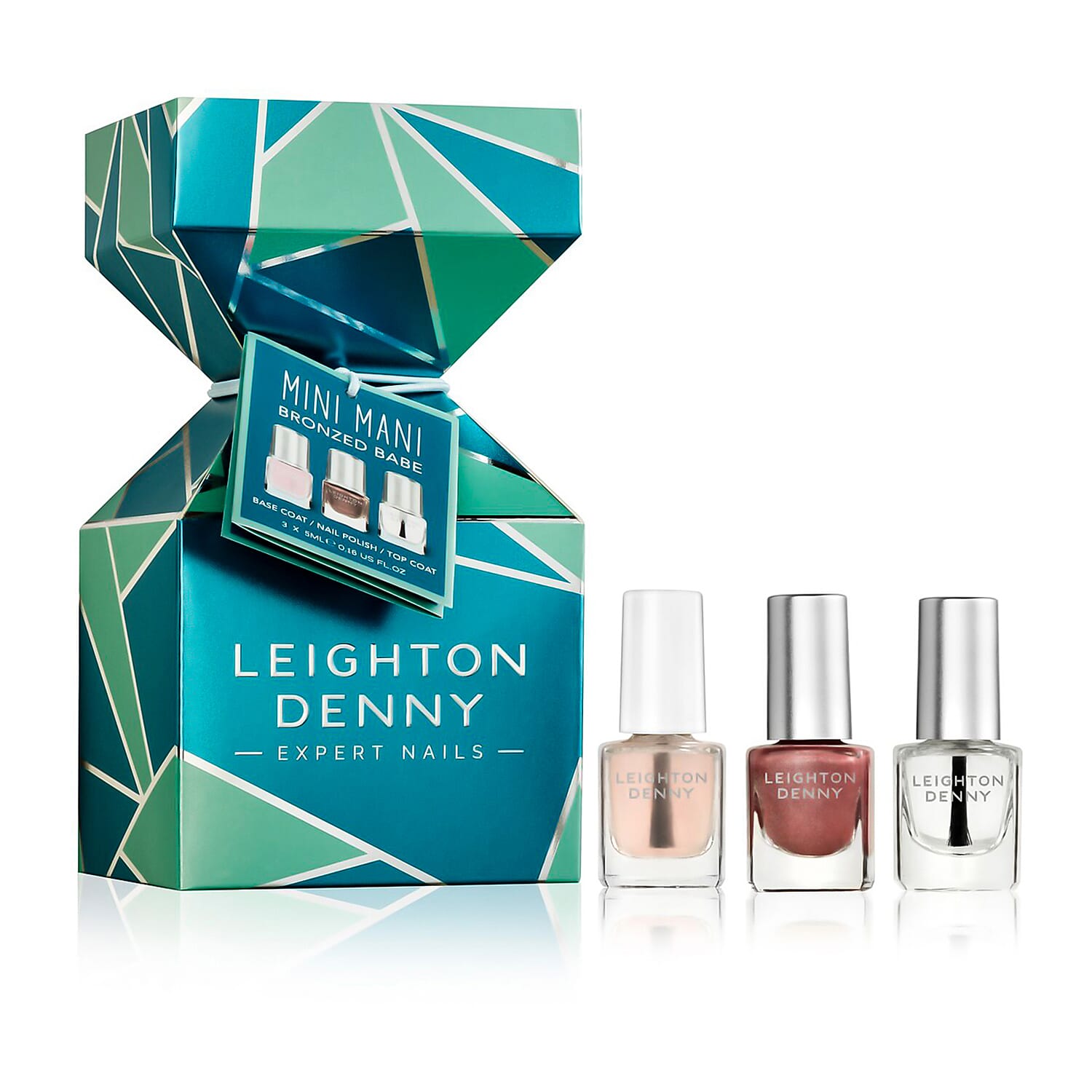 Leighton Denny- Bronzed (Rock Solid 5ml, Bronzed Babe 5ml - Crystal Finish 5ml)