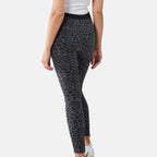 Polyester Leopard Bottom and Legging (Size 1x1 cm) - Black