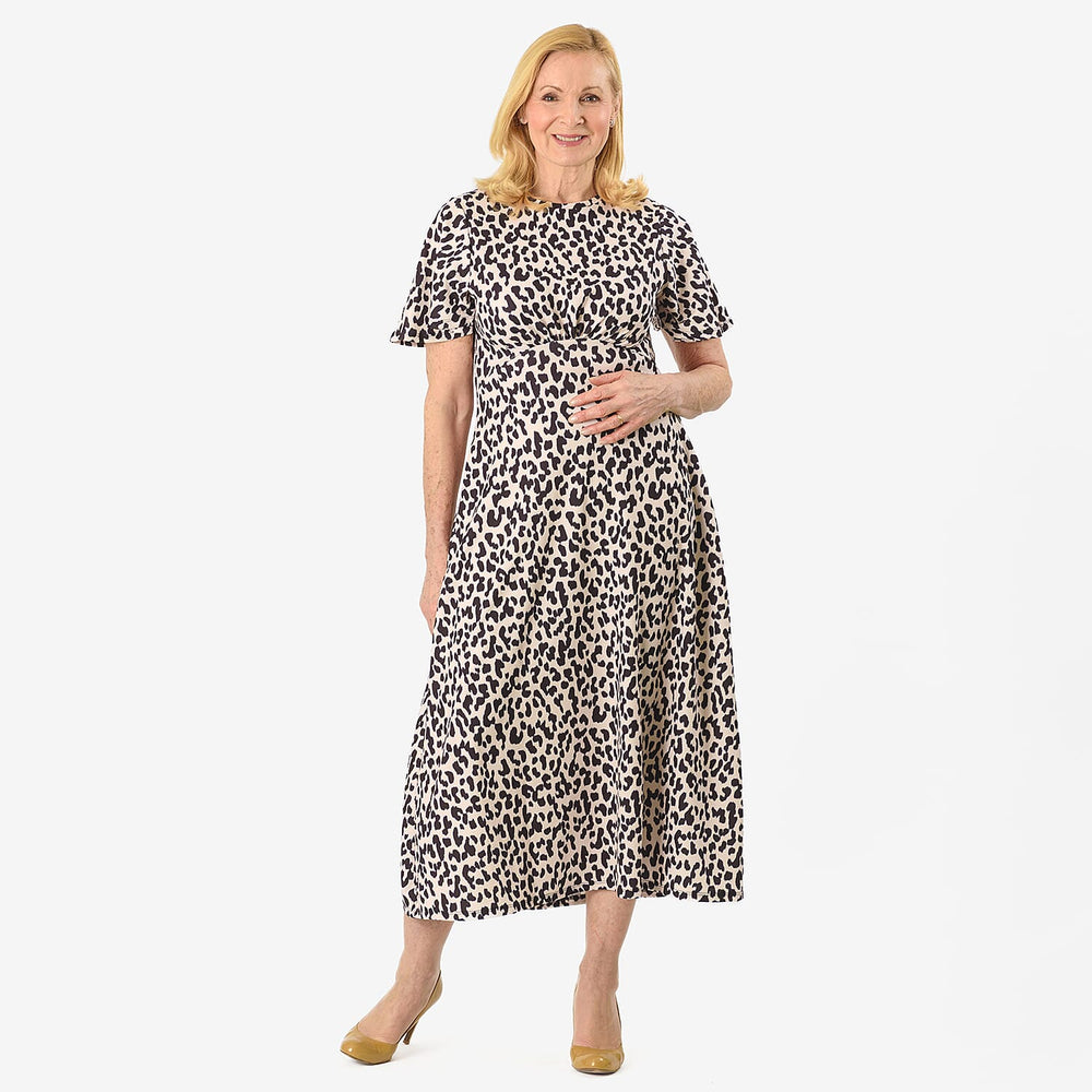 IW Knitted Dress (Size - 12) - Beige