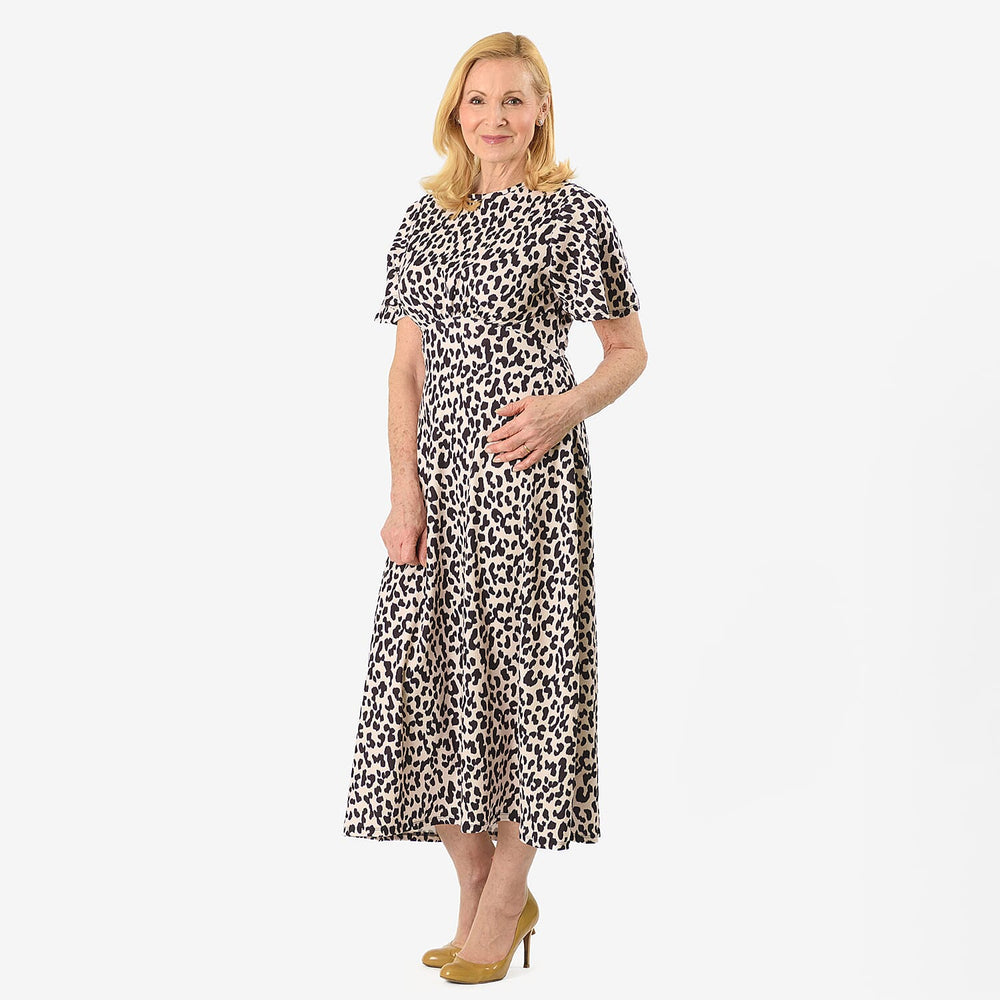 IW Knitted Dress (Size - 12) - Beige