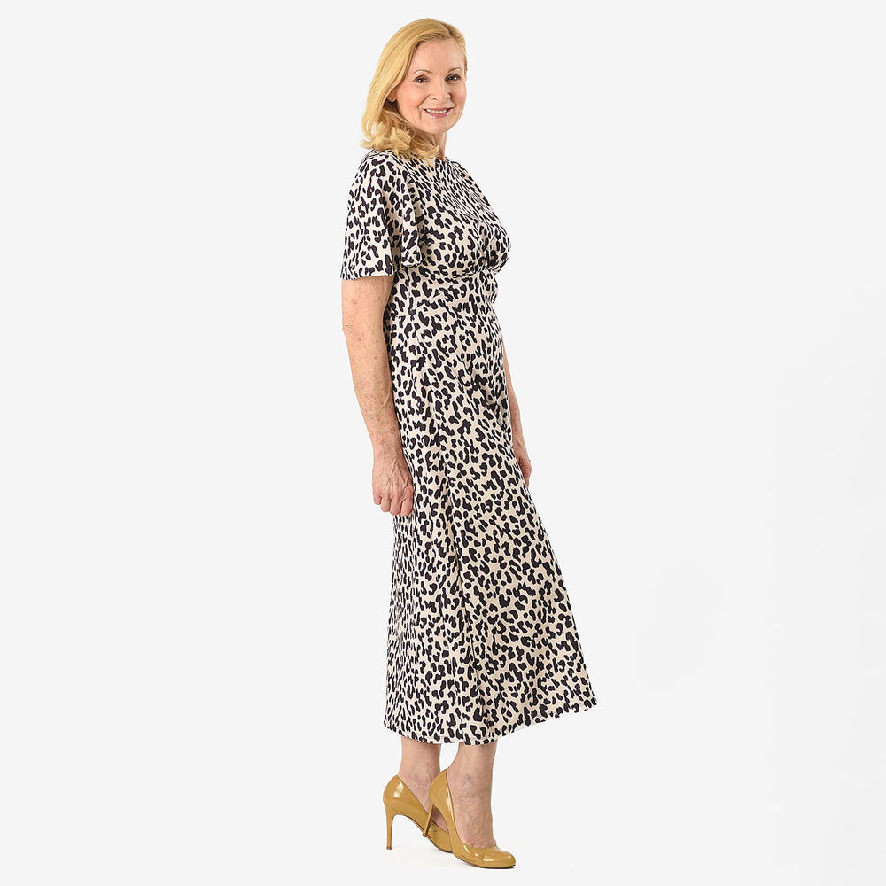 IW Knitted Dress (Size - 12) - Beige