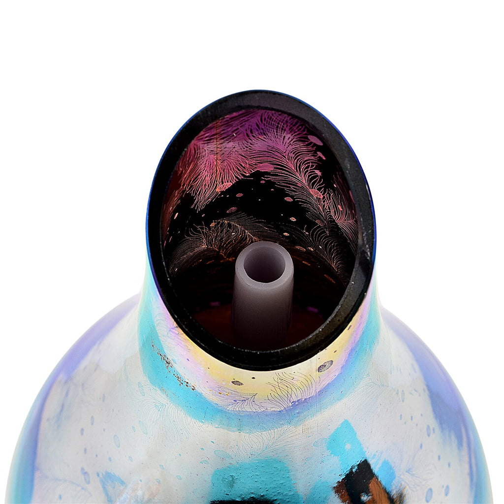 Lesser & Pavey Desire Mystic Colour Glass Aroma Humidifier Lamp - Feather