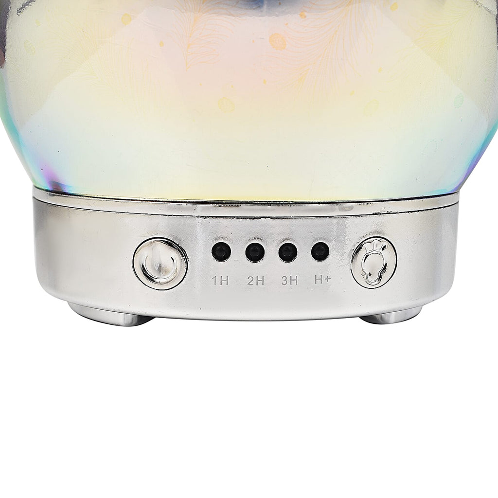 Lesser & Pavey Desire Mystic Colour Glass Aroma Humidifier Lamp - Feather