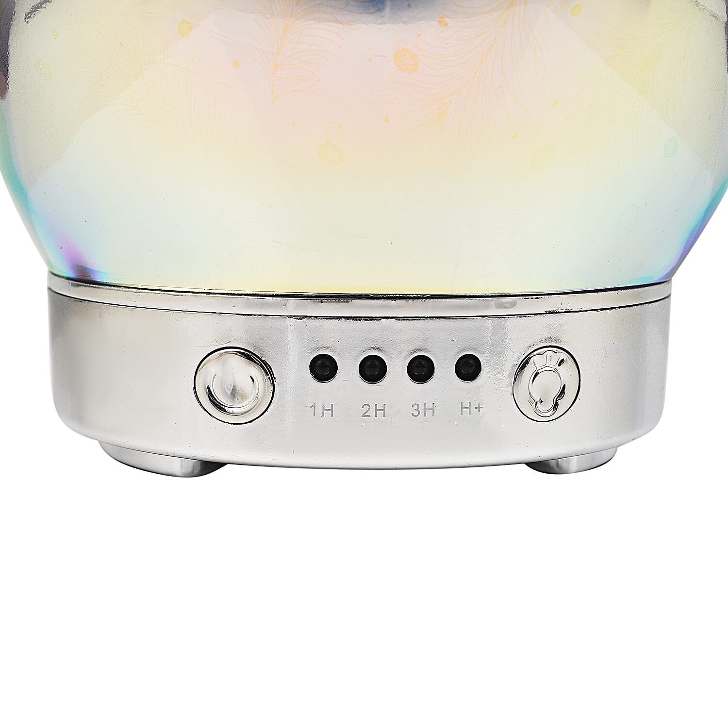 Lesser & Pavey Desire Mystic Colour Glass Aroma Humidifier Lamp - Feather