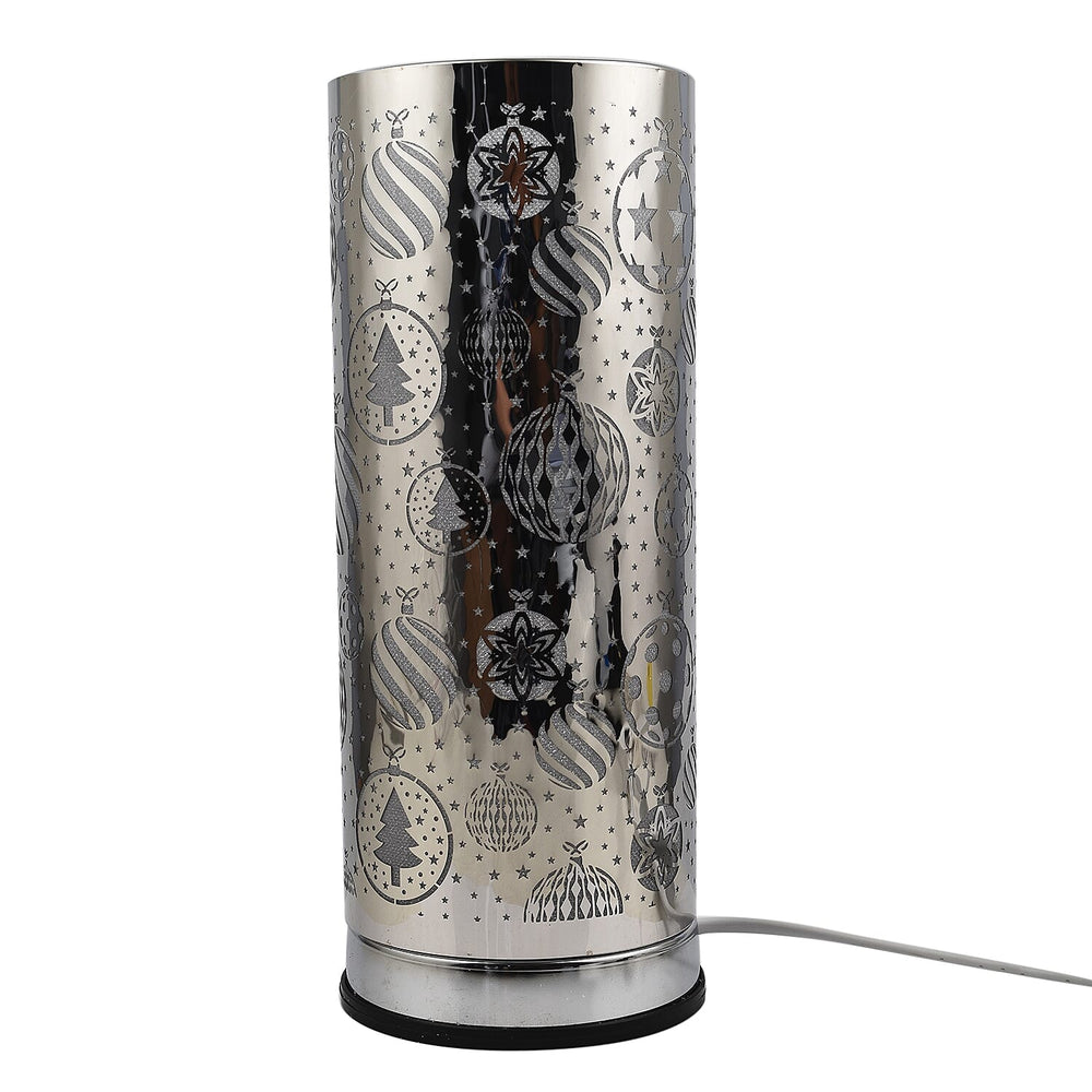 Lesser - Pavey Xmas Baubles LED Aroma Lamp (Size 26x11x11 Cm) - Silver