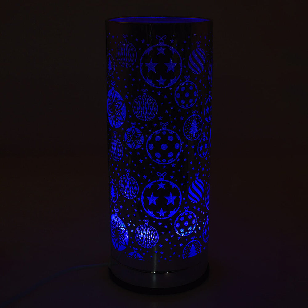 Lesser - Pavey Xmas Baubles LED Aroma Lamp (Size 26x11x11 Cm) - Silver