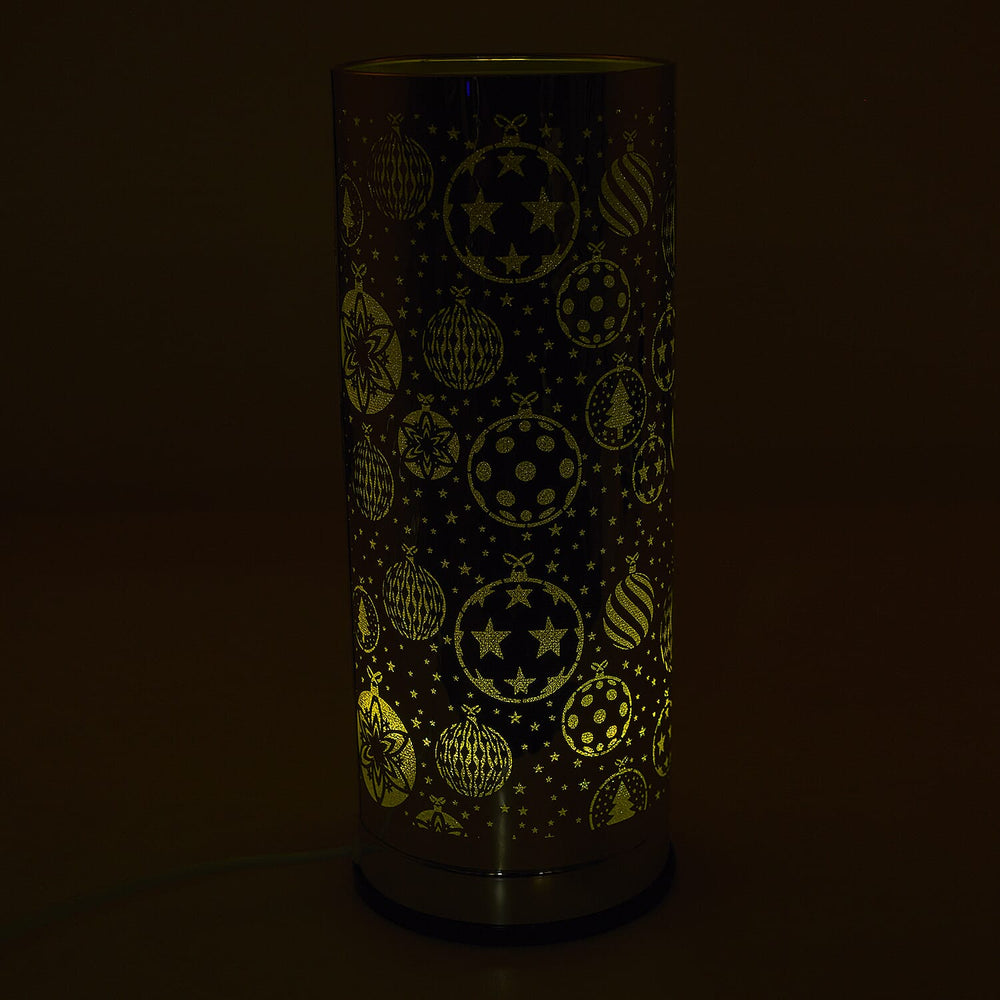 Lesser - Pavey Xmas Baubles LED Aroma Lamp (Size 26x11x11 Cm) - Silver