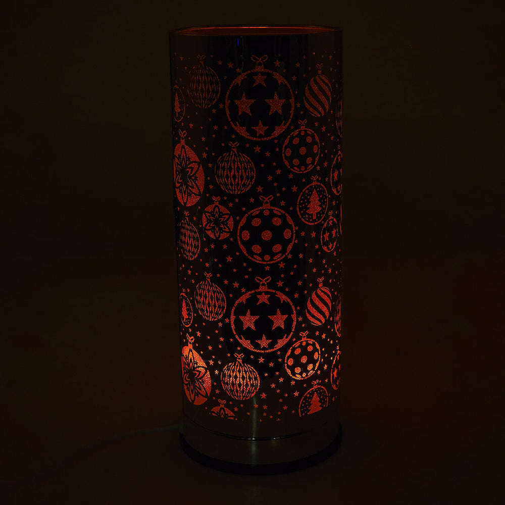 Lesser - Pavey Xmas Baubles LED Aroma Lamp (Size 26x11x11 Cm) - Silver