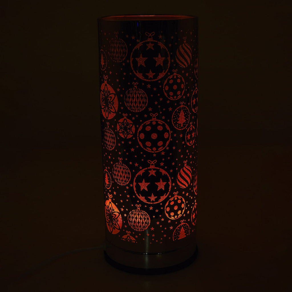 Lesser - Pavey Xmas Baubles LED Aroma Lamp (Size 26x11x11 Cm) - Silver
