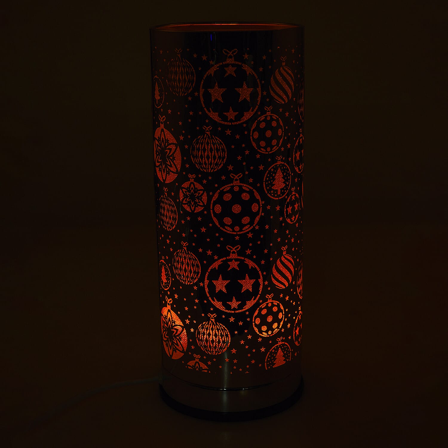 Lesser - Pavey Xmas Baubles LED Aroma Lamp (Size 26x11x11 Cm) - Silver