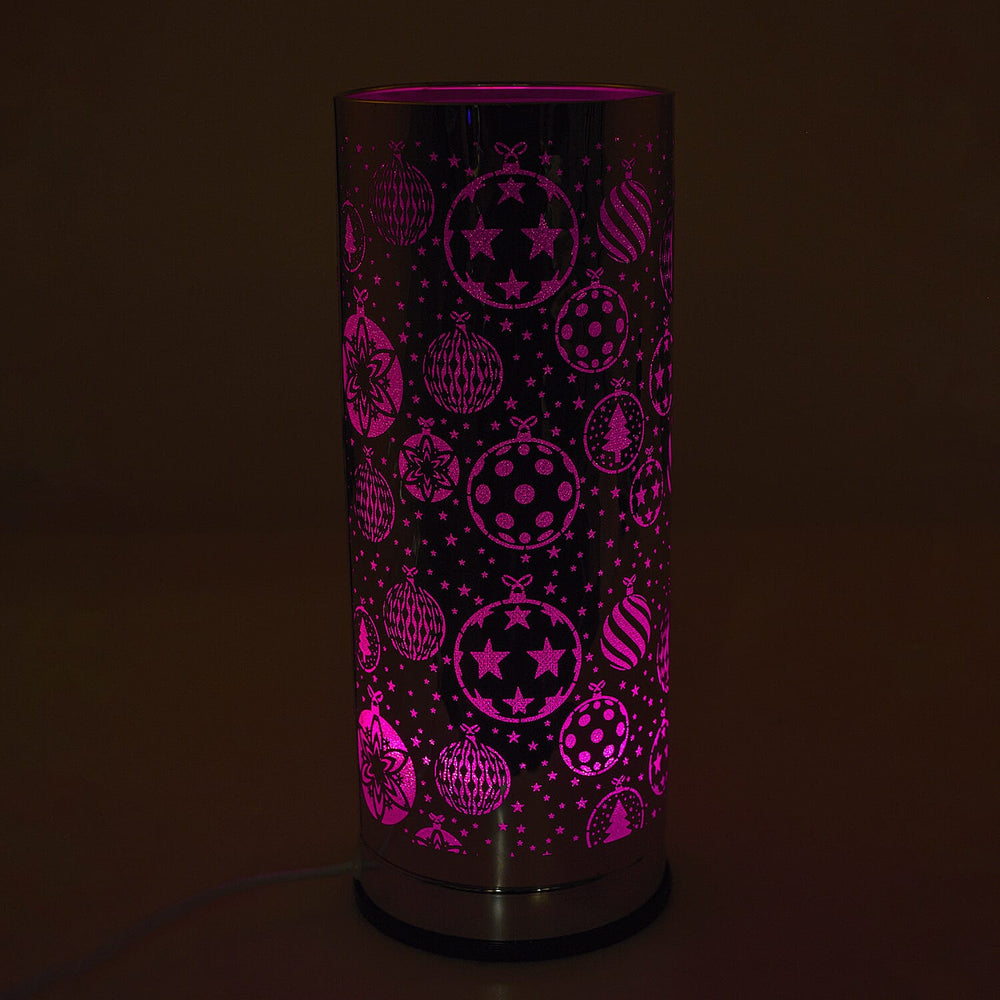 Lesser - Pavey Xmas Baubles LED Aroma Lamp (Size 26x11x11 Cm) - Silver