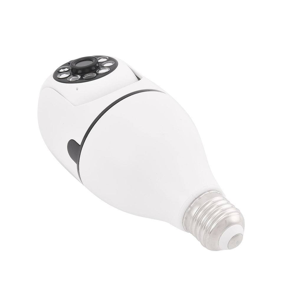 Light Bulb Security Camera with Night Vision, Full HD, Two Way Audio, 365 Degree Panoramic Clear View