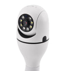 Light Bulb Security Camera with Night Vision, Full HD, Two Way Audio, 365 Degree Panoramic Clear View
