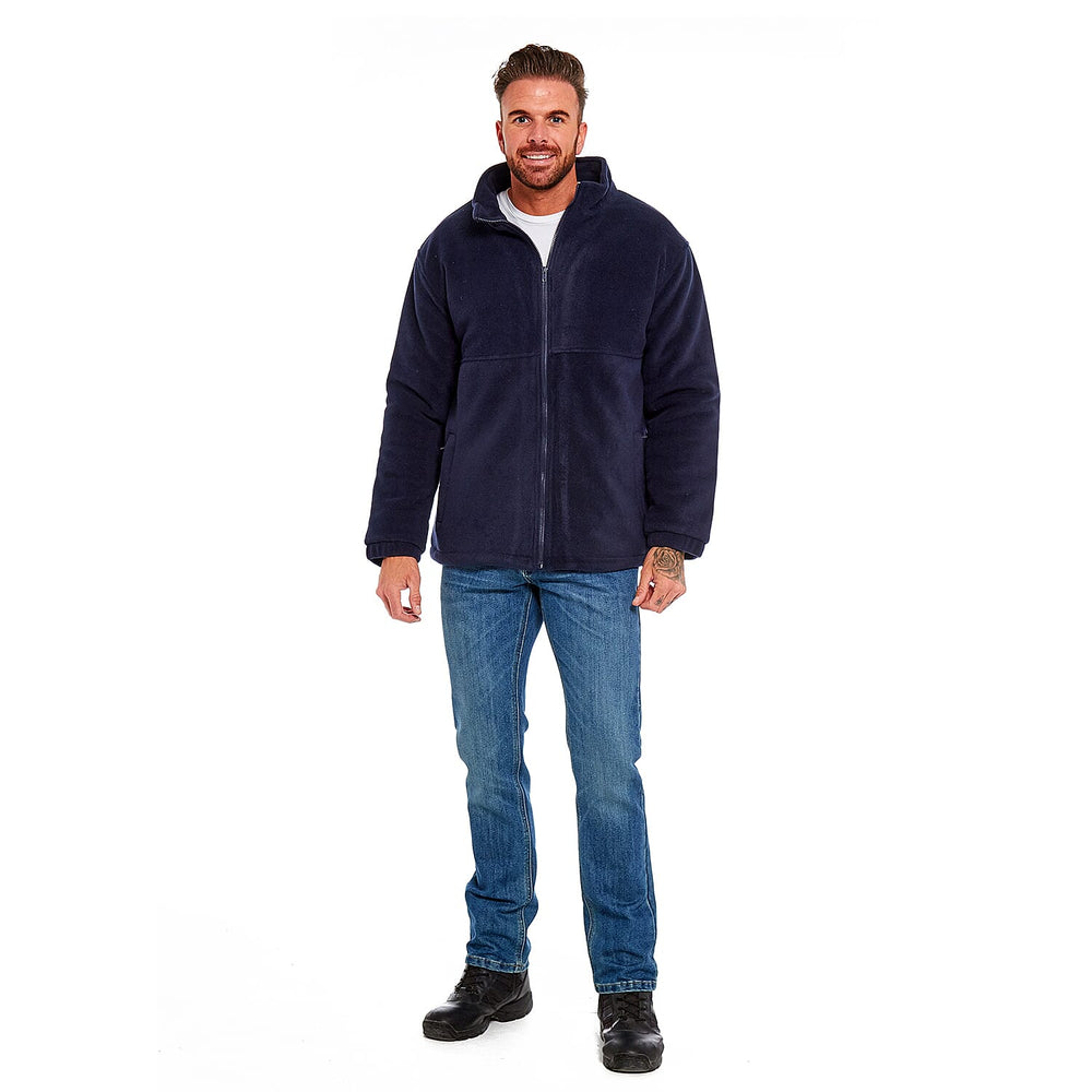 Himalayan Unisex Fleece Jacket with Pockets  (Size XL, 20-22) - Navy