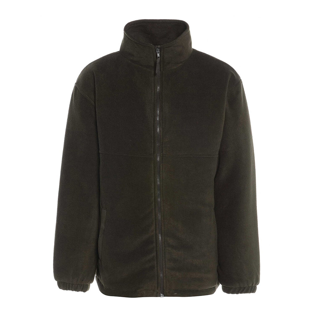 Himalayan Unisex Fleece Jacket with Pockets  (Size XXL, 26-28) - Olive