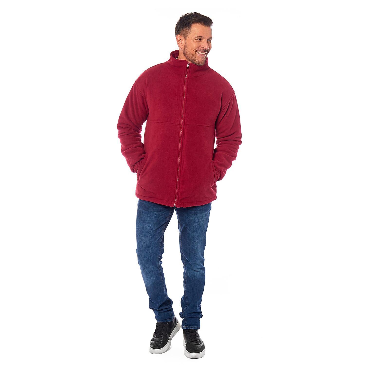 Outdoor Leisurewear Jacket (Size XXL, 26-28) - Red