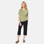 EMRECO Lightweight Crepe Culotte (Size 18) - Black