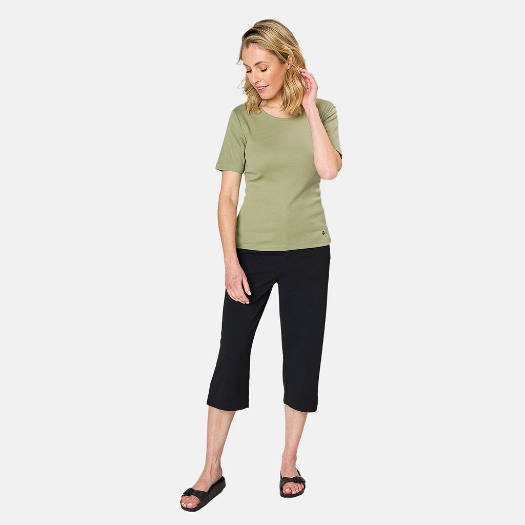 EMRECO Lightweight Crepe Culotte (Size 18) - Black